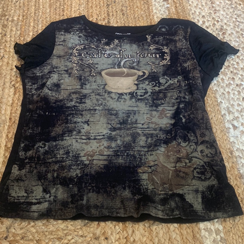 cafe du jour vintage 90s tee